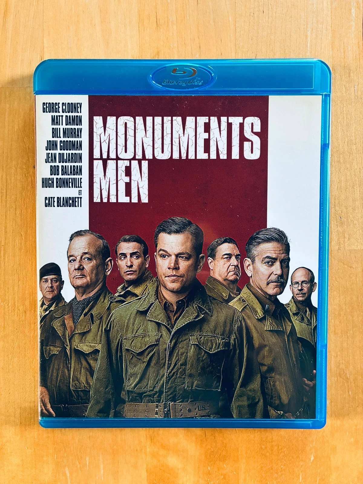 Blu-ray Monuments Men.